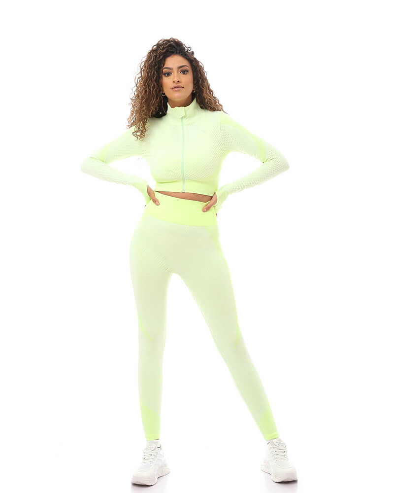 Mellow Stretch Zip Up Sports Set