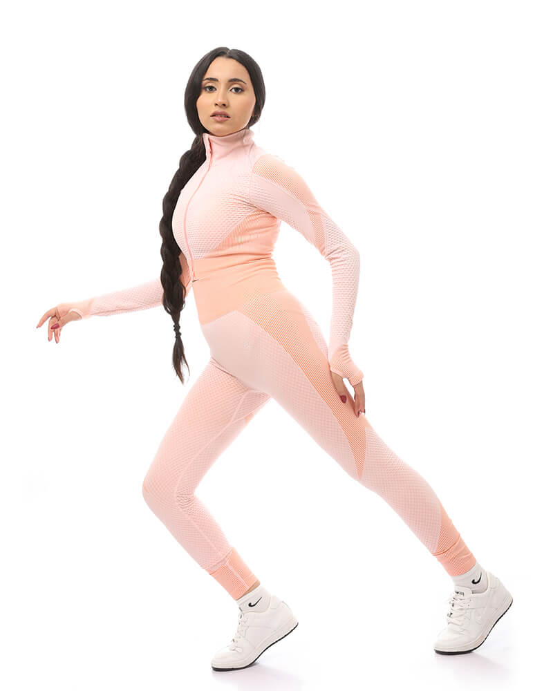 Mellow Stretch Zip Up Sports Set