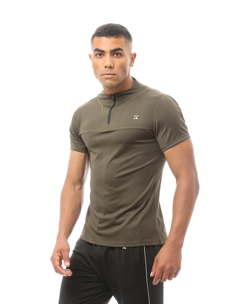 Sturdy Half Zip Tee