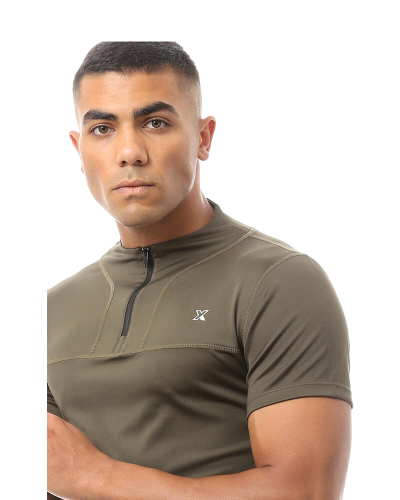 Sturdy Half Zip Tee