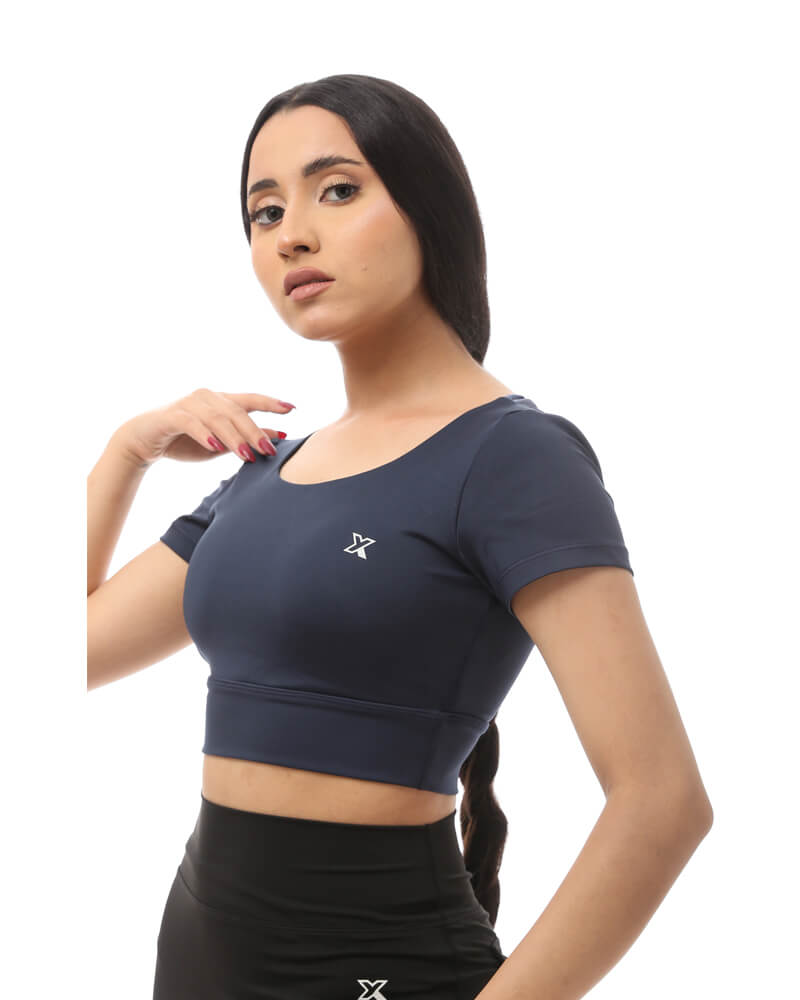 Velvet Criss Cross Top