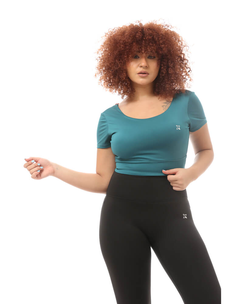 Velvet Criss Cross Top