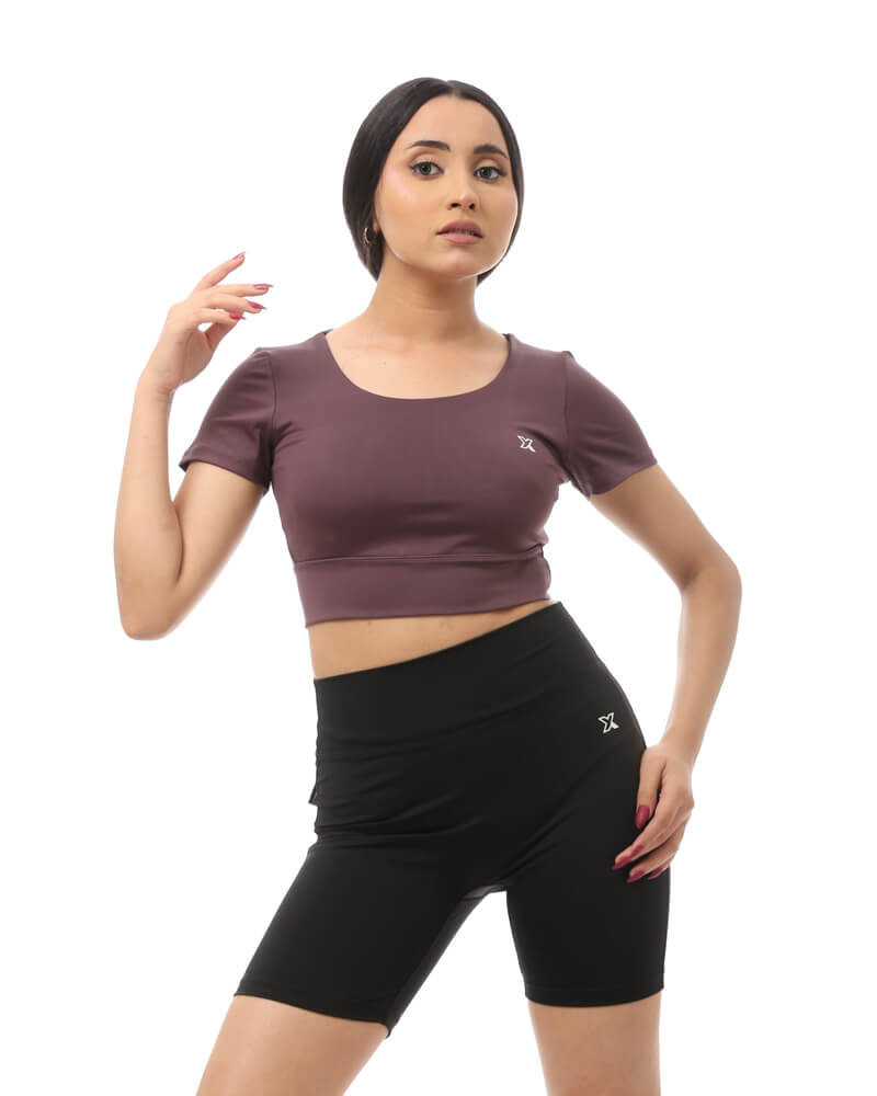 Velvet Criss Cross Top