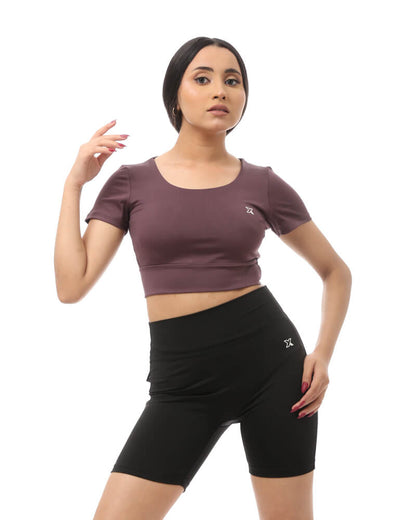 Velvet Criss Cross Top