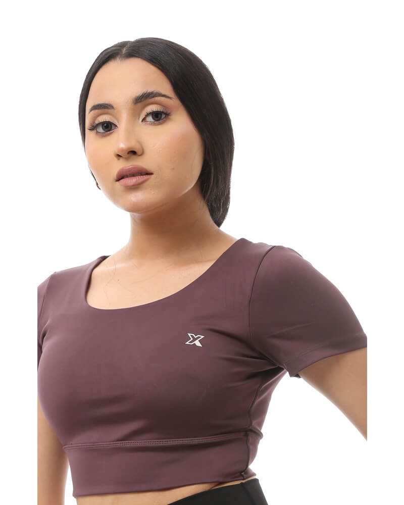 Velvet Criss Cross Top